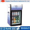 Portable Compact Hotel Beverage Advertising Small Size Commercial Mini Fridge